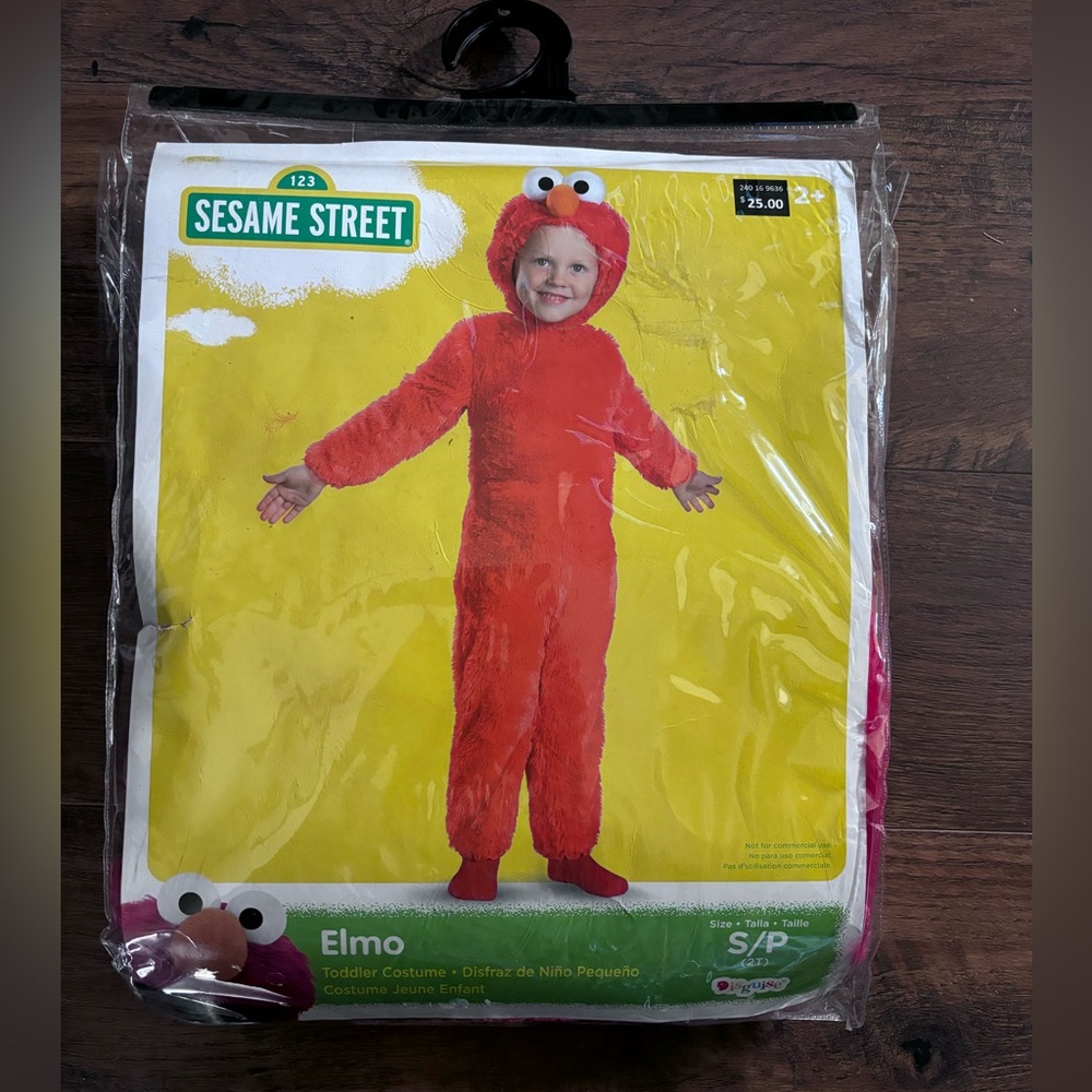 Sesame Street Elmo Kids Costume - Bright Red